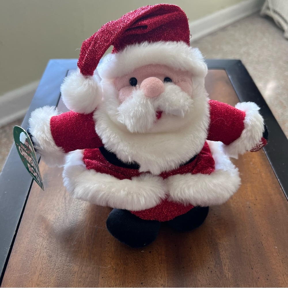 Main Joy Limited Santa Sings and Shimmies Christmas Rock Vintage Battery Plush
